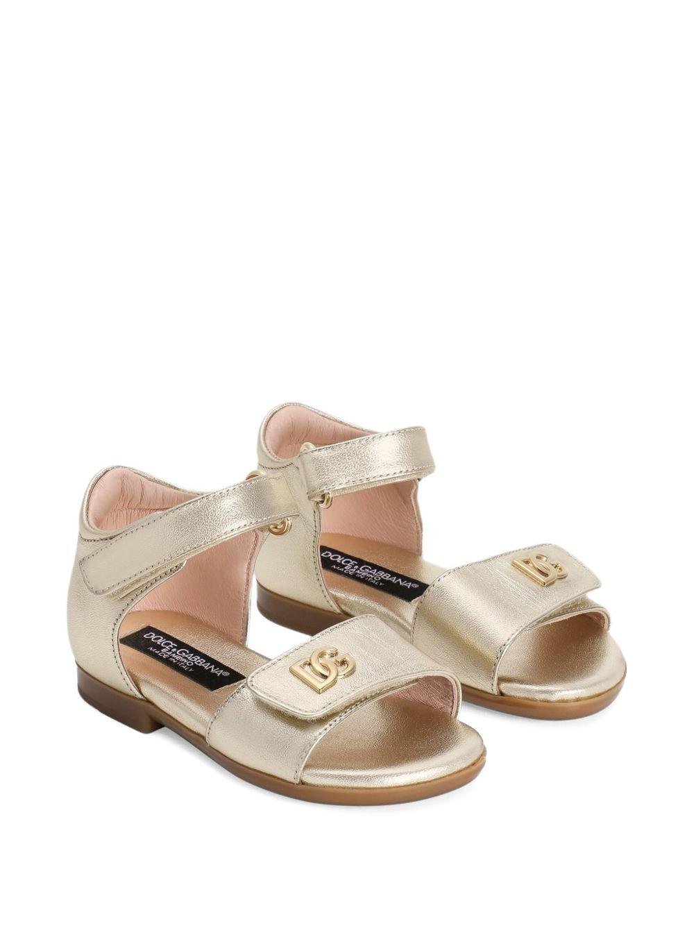 Sandali per bambina Dolce & Gabbana Kids in nappa - Ninna Nanna