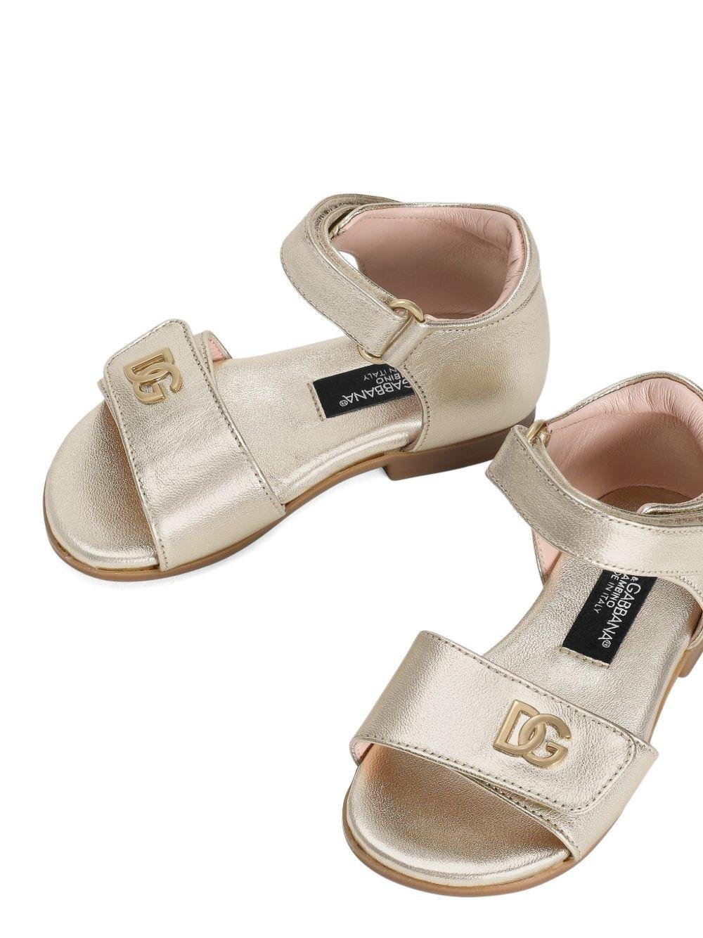 Sandali per bambina Dolce & Gabbana Kids in nappa - Ninna Nanna