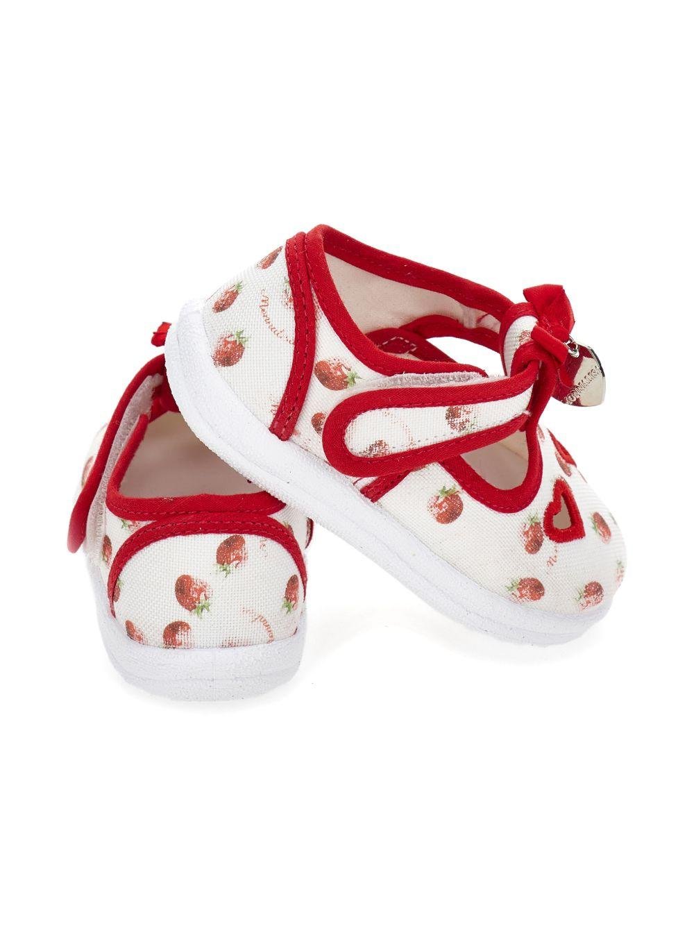 Scarpine per neonata Monnalisa con stampa - Ninna Nanna