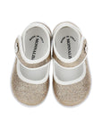 Scarpine per neonata Monnalisa glitterate - Ninna Nanna