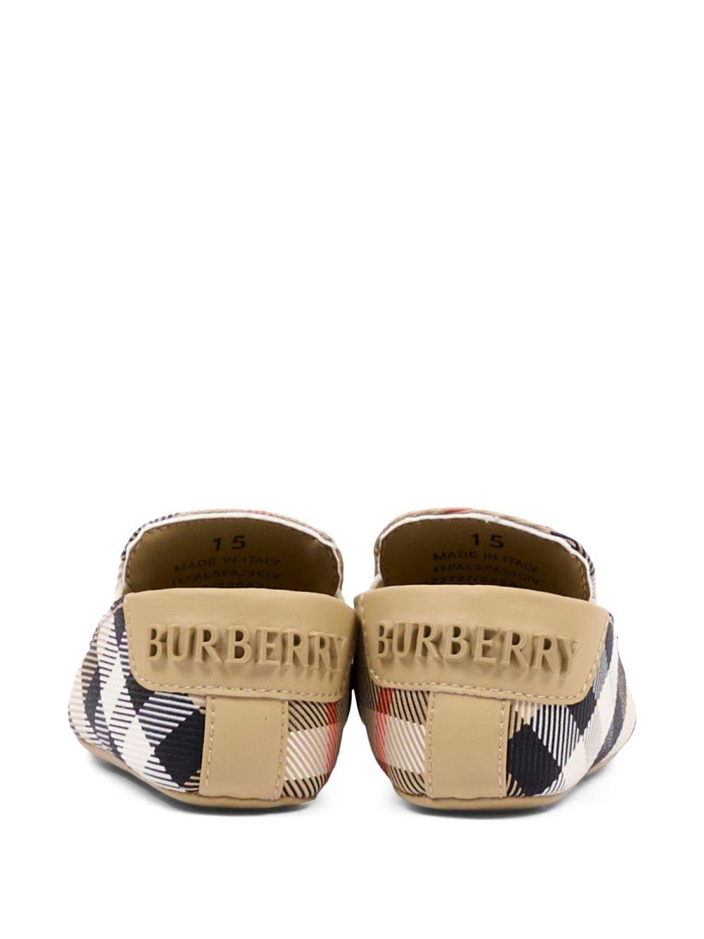 Scarpine per neonato Burberry Kids in check - Ninna Nanna