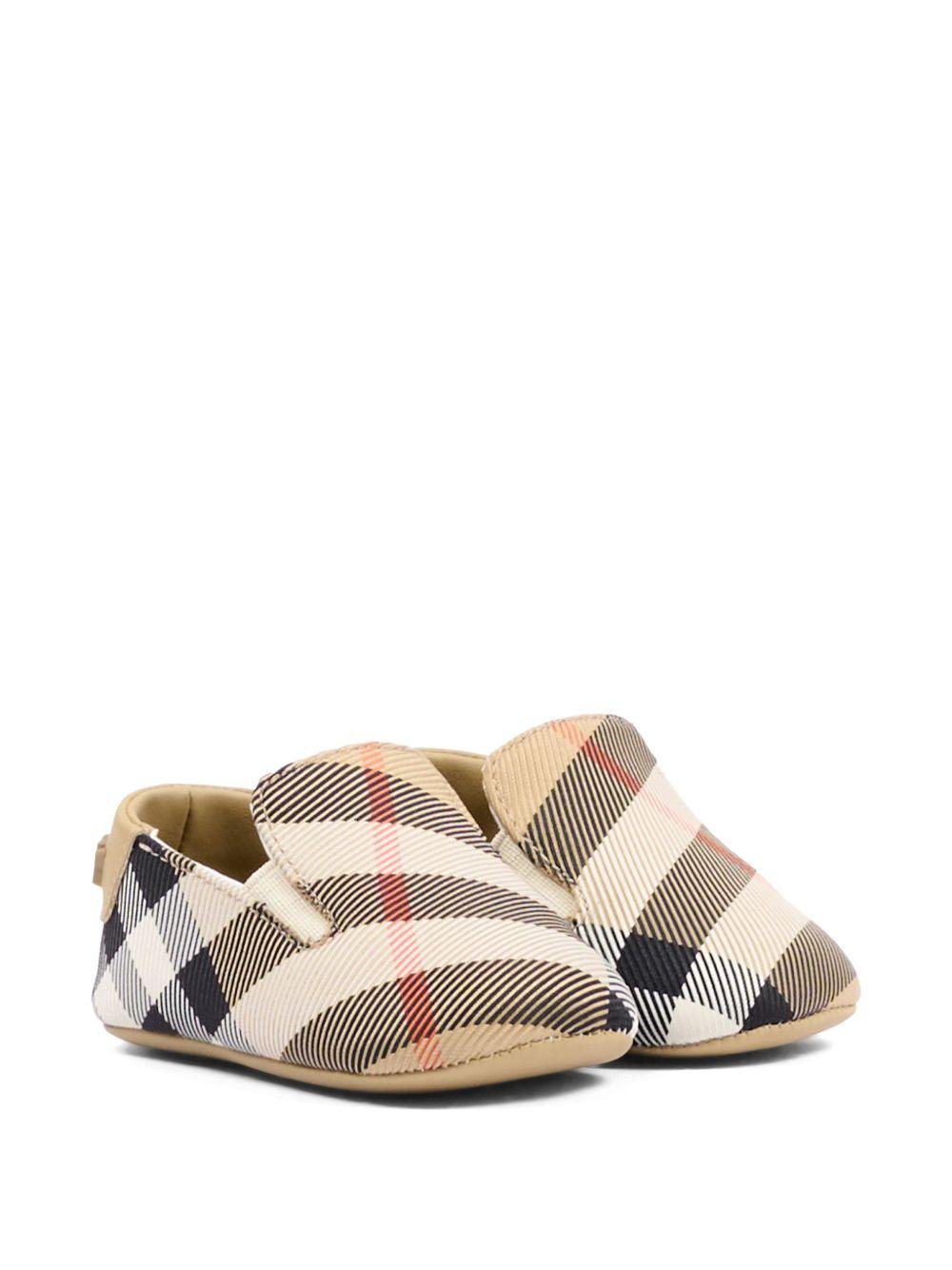Scarpine per neonato Burberry Kids in check - Ninna Nanna