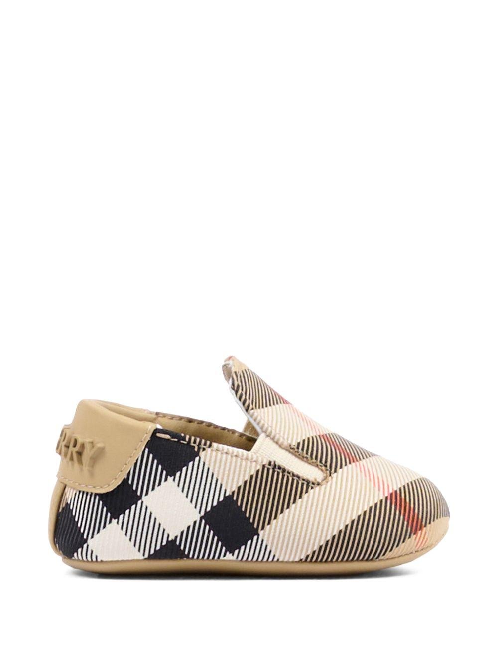 Scarpine per neonato Burberry Kids in check - Ninna Nanna