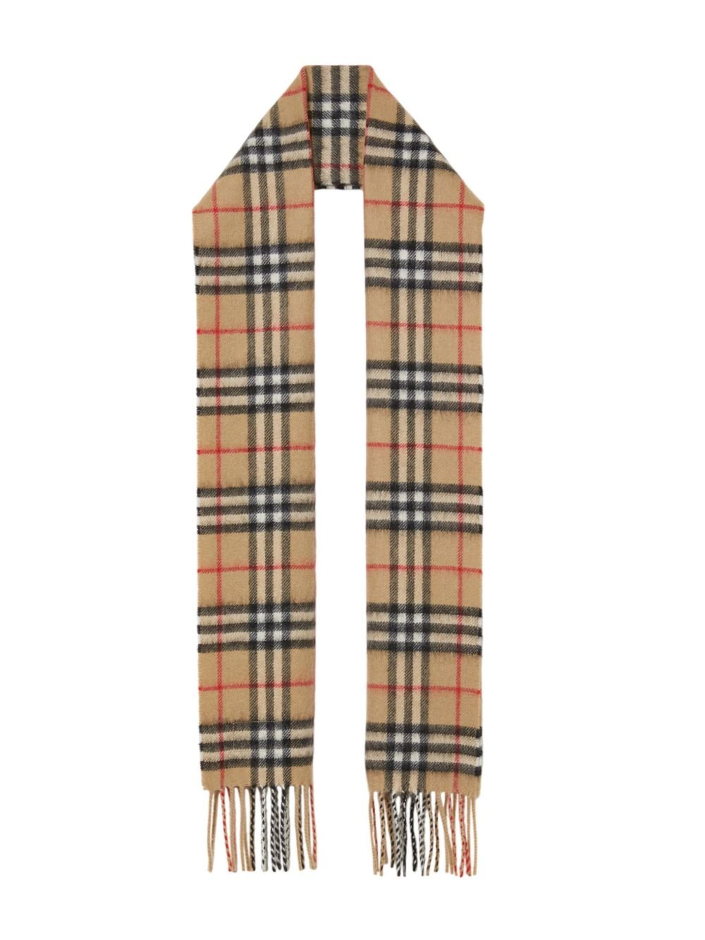 Sciarpa unisex Burberry Kids in check - Ninna Nanna