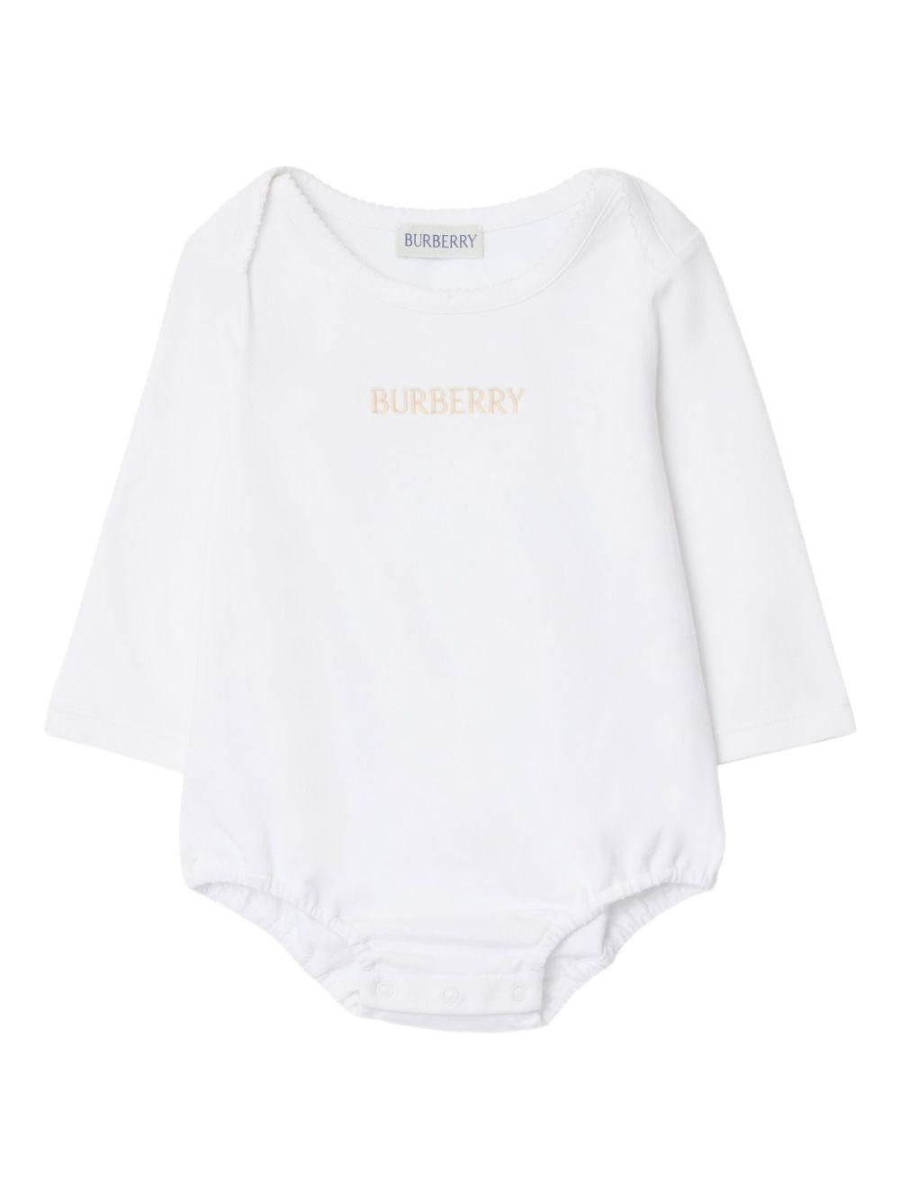 Set abito per neonata Burberry Kids in check - Ninna Nanna