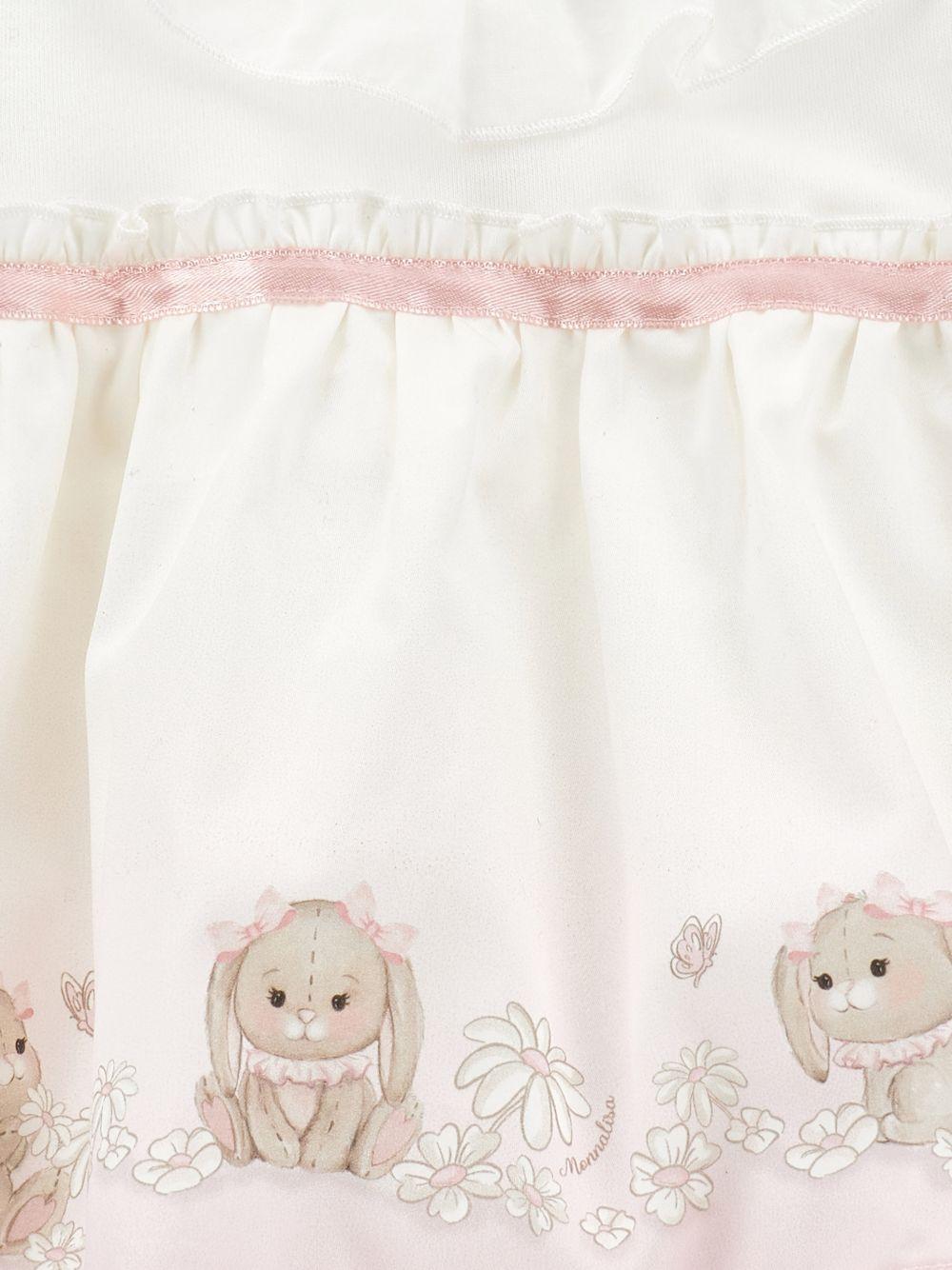 Set abito per neonata Monnalisa con fascia - Ninna Nanna