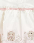 Set abito per neonata Monnalisa con fascia - Ninna Nanna