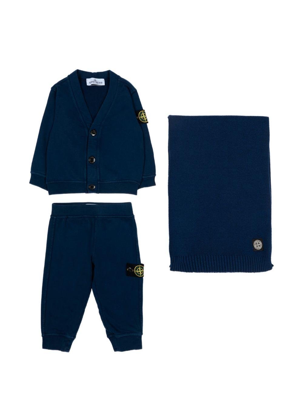 Set completo per neonato Stone Island Junior 3 pezzi - Ninna Nanna