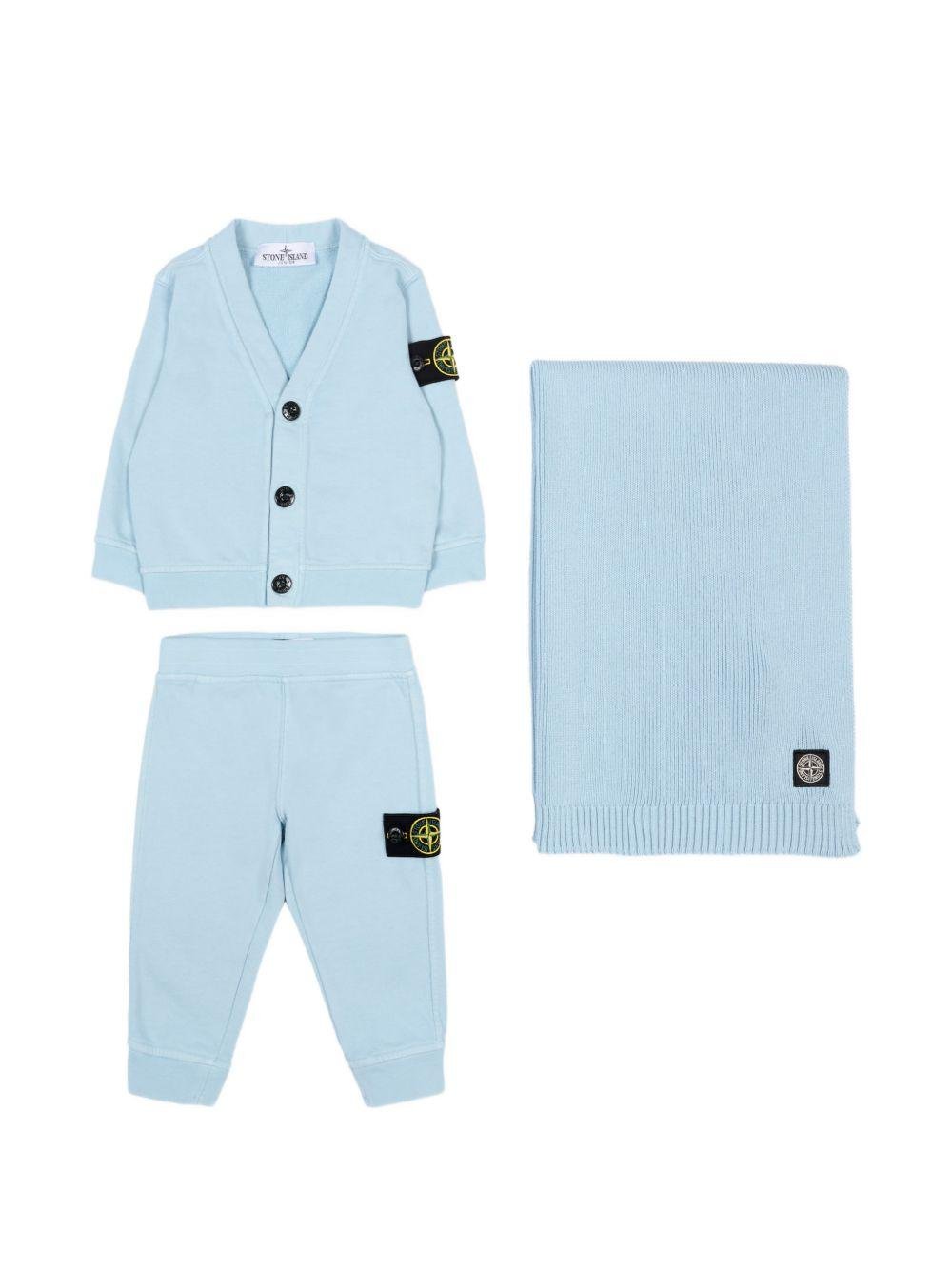 Set completo per neonato Stone Island Junior 3 pezzi - Ninna Nanna