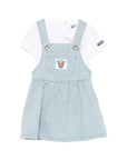 Set salopette per neonata Moschino Kids con t-shirt - Ninna Nanna