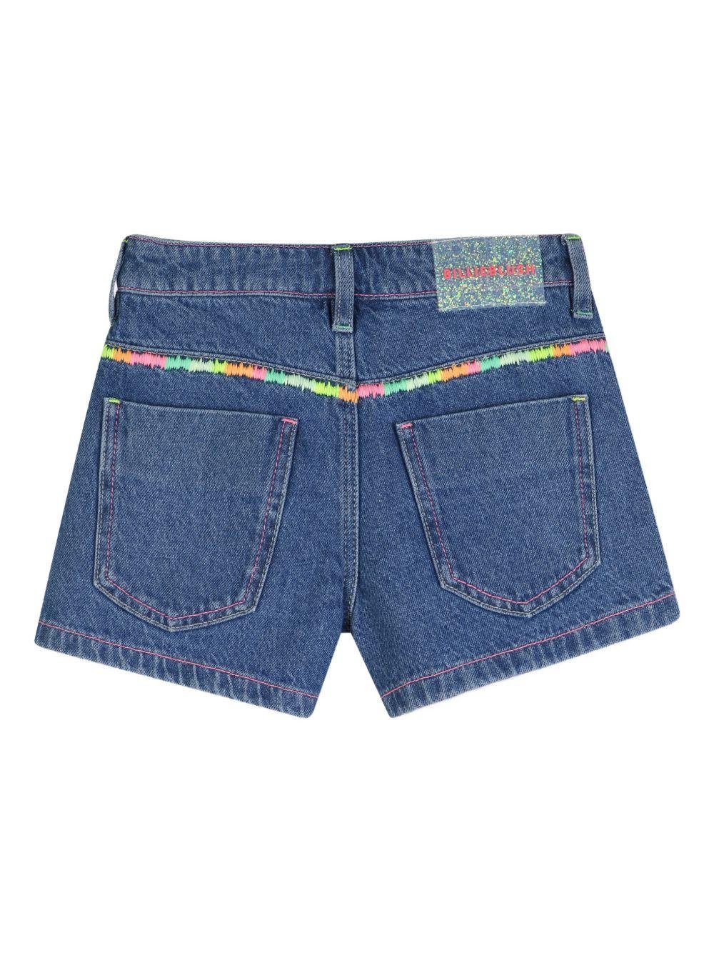 Shorts per bambina Billieblush in jeans - Ninna Nanna