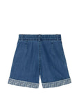 Shorts per bambina Fendi Kids in denim - Ninna Nanna