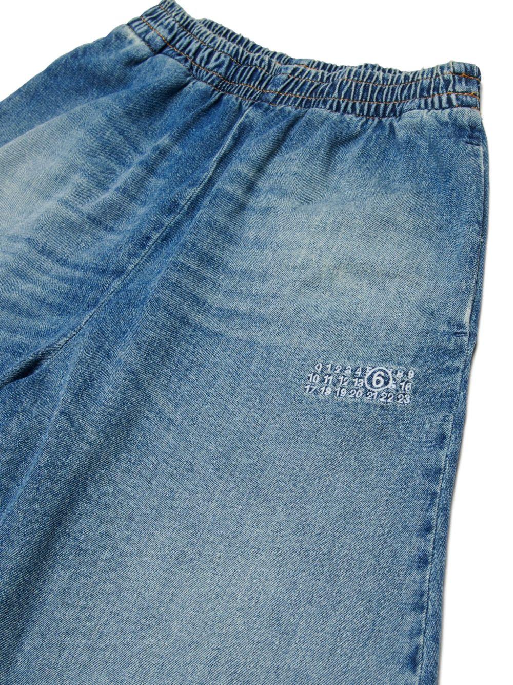 Shorts per bambina Maison Margiela Kids in jeans - Ninna Nanna