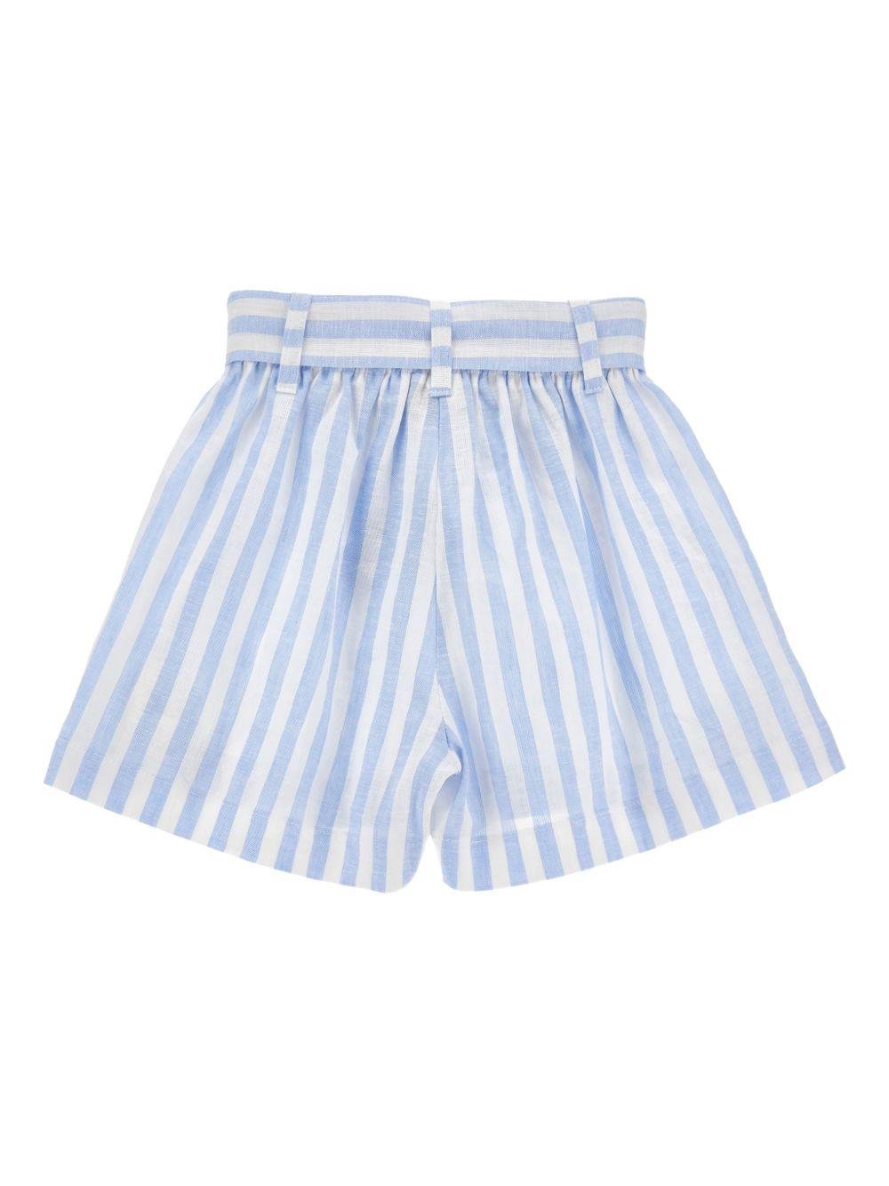 Shorts per bambina Monnalisa a righe - Ninna Nanna
