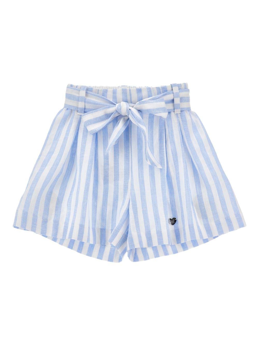 Shorts per bambina Monnalisa a righe - Ninna Nanna