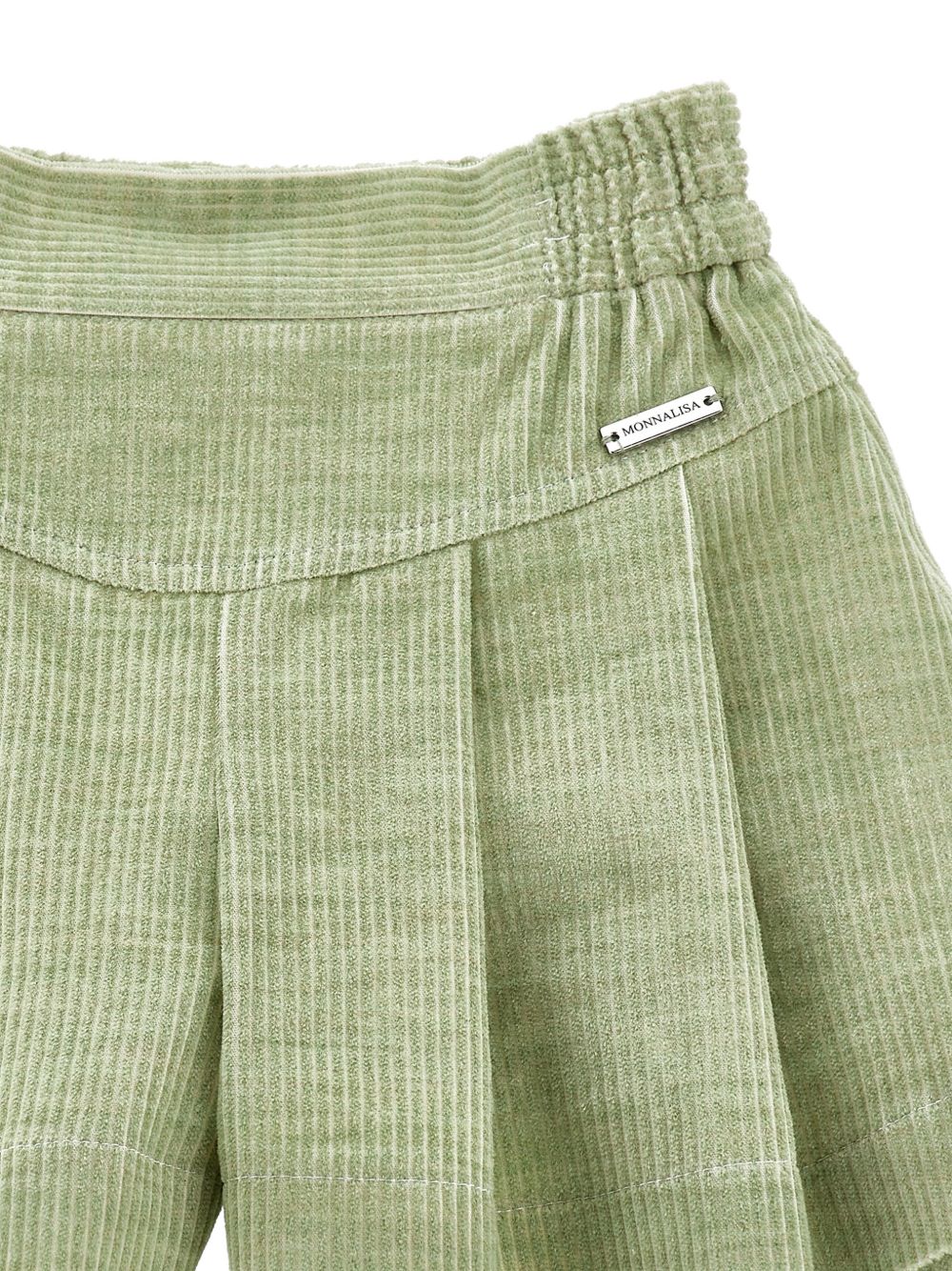 Shorts per bambina Monnalisa in velluto - Ninna Nanna