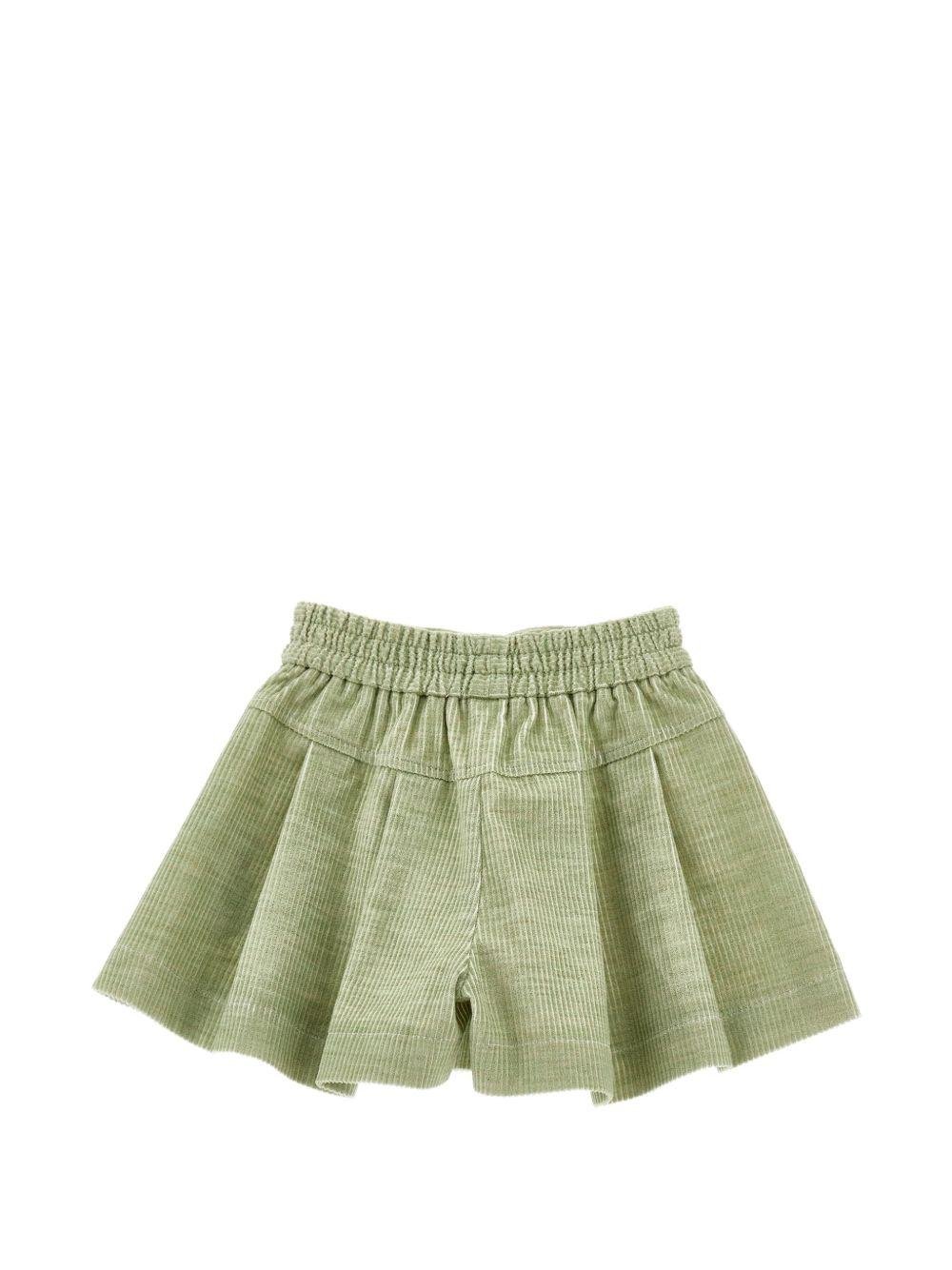 Shorts per bambina Monnalisa in velluto - Ninna Nanna
