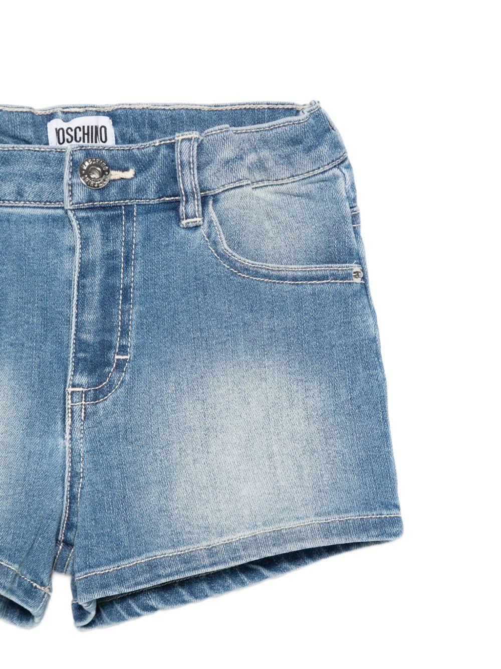 Shorts per bambina Moschino Kids in jeans - Ninna Nanna
