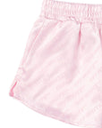 Shorts per bambina Off White Kids logato - Ninna Nanna