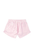 Shorts per bambina Off White Kids logato - Ninna Nanna