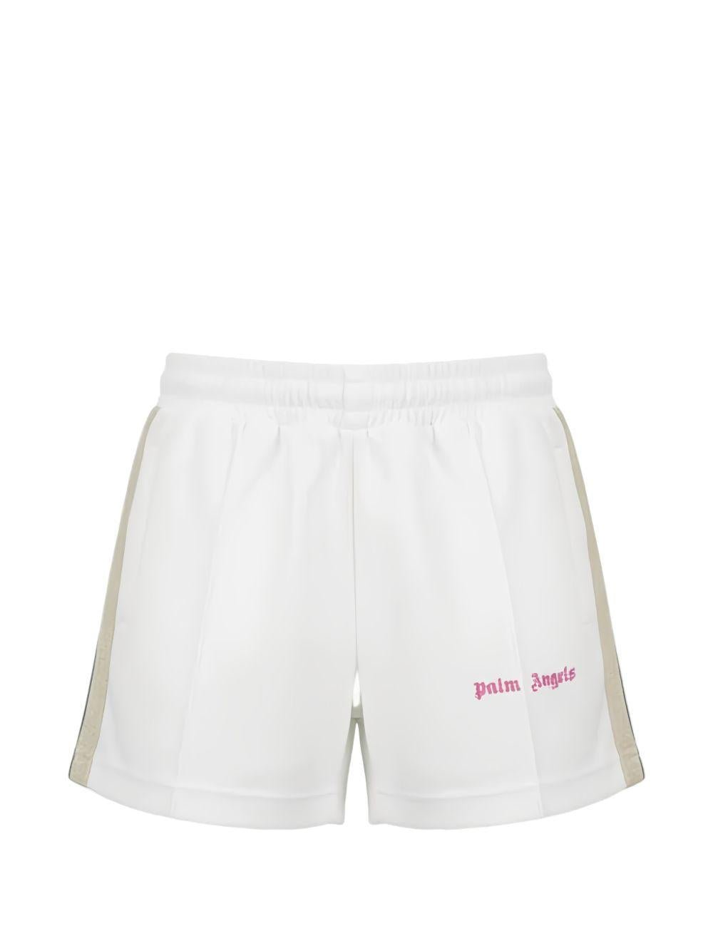 Shorts per bambina Palm Angels Kids con bande - Ninna Nanna