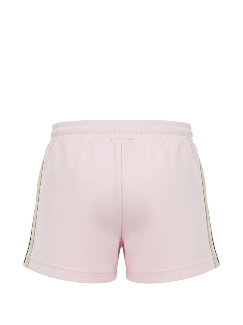 Shorts per bambina Palm Angels Kids con bande - Ninna Nanna