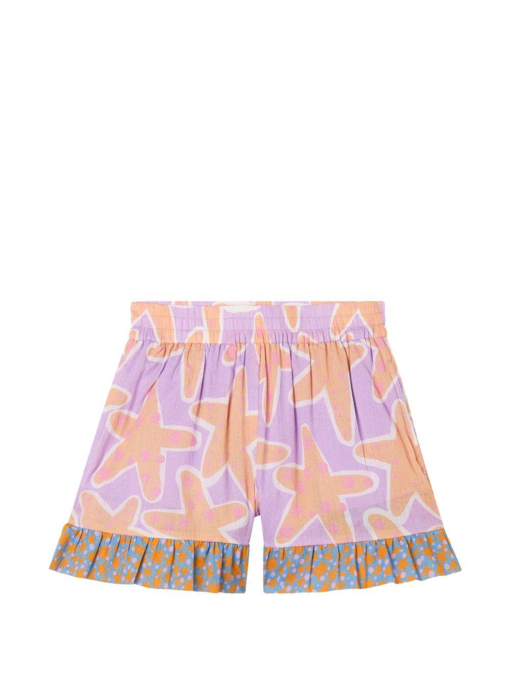 Shorts per bambina Stella McCartney Kids con stelle - Ninna Nanna