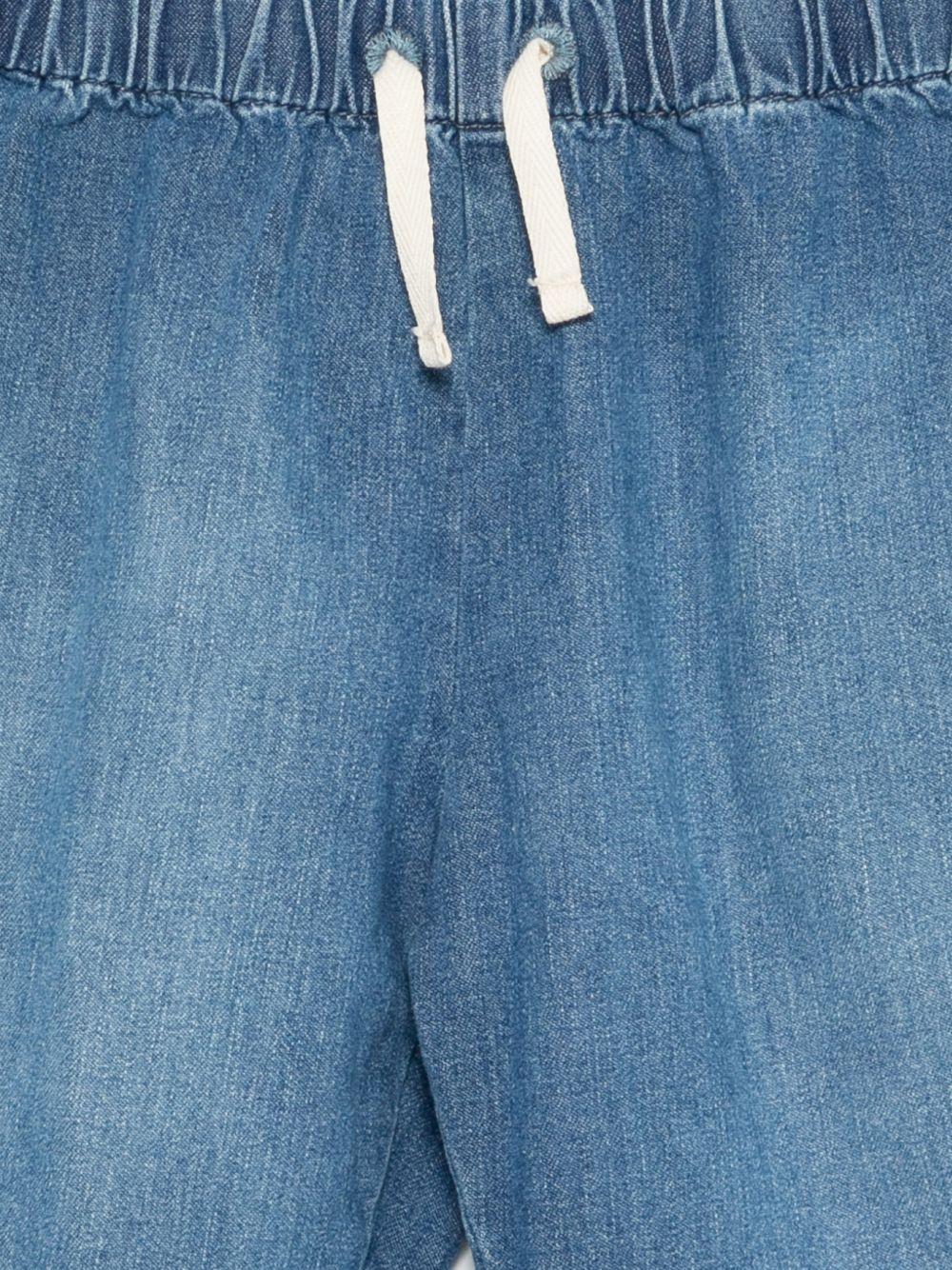 Shorts per bambino Palm Angels Kids in denim - Ninna Nanna