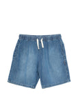 Shorts per bambino Palm Angels Kids in denim - Ninna Nanna