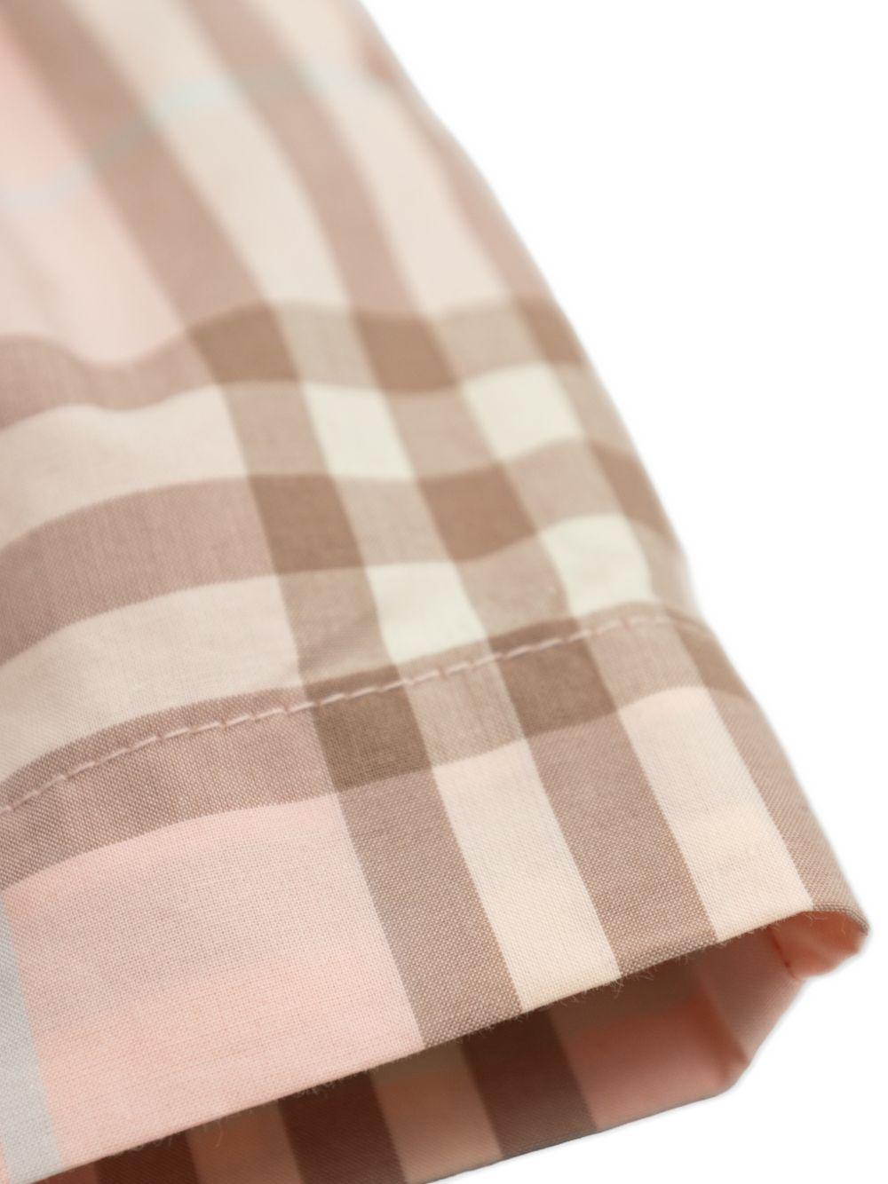 Shorts per neonata Burberry Kids in check - Ninna Nanna
