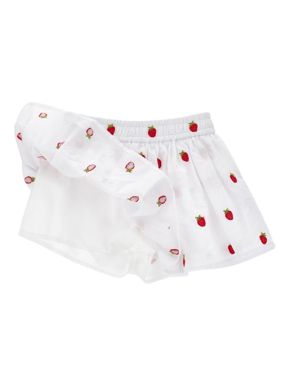 Shorts per neonata Monnalisa con fragole - Ninna Nanna