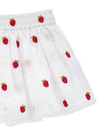 Shorts per neonata Monnalisa con fragole - Ninna Nanna