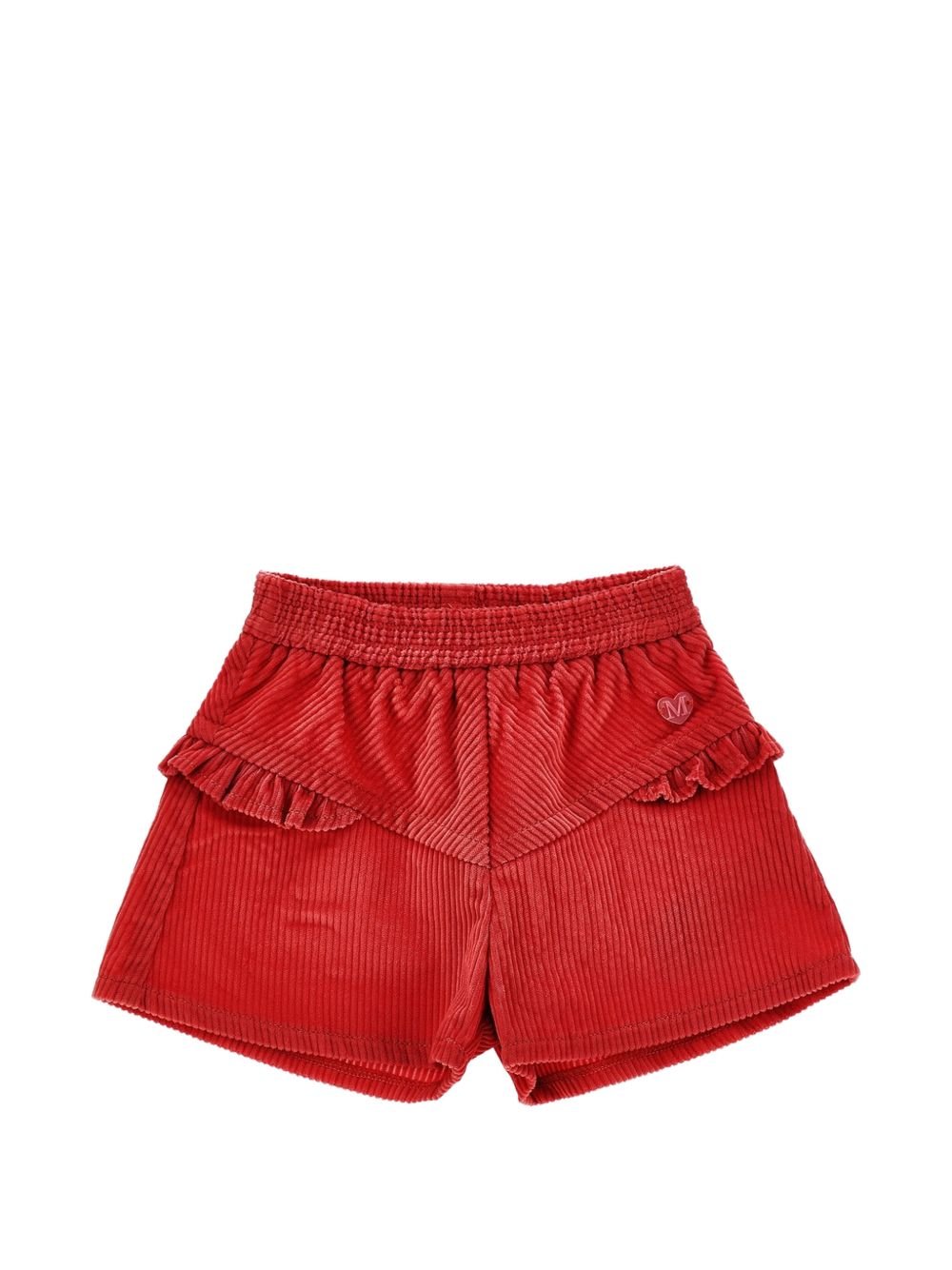 Shorts per neonata Monnalisa in velluto - Ninna Nanna