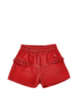 Shorts per neonata Monnalisa in velluto - Ninna Nanna