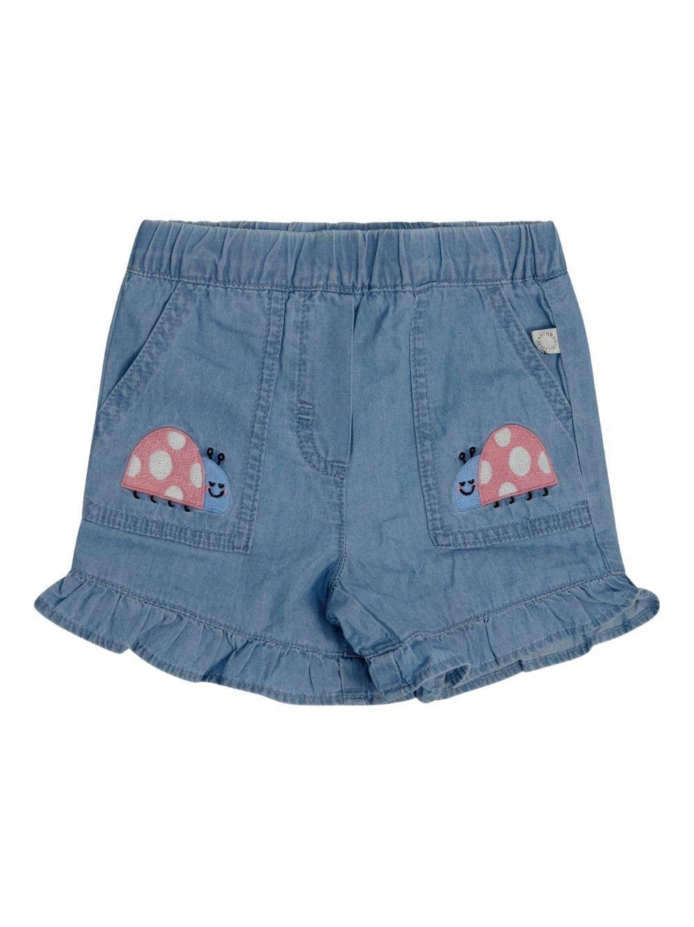 Shorts per neonata Stella McCartney Kids in denim - Ninna Nanna