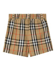 Shorts per neonato Burberry Kids in check - Ninna Nanna
