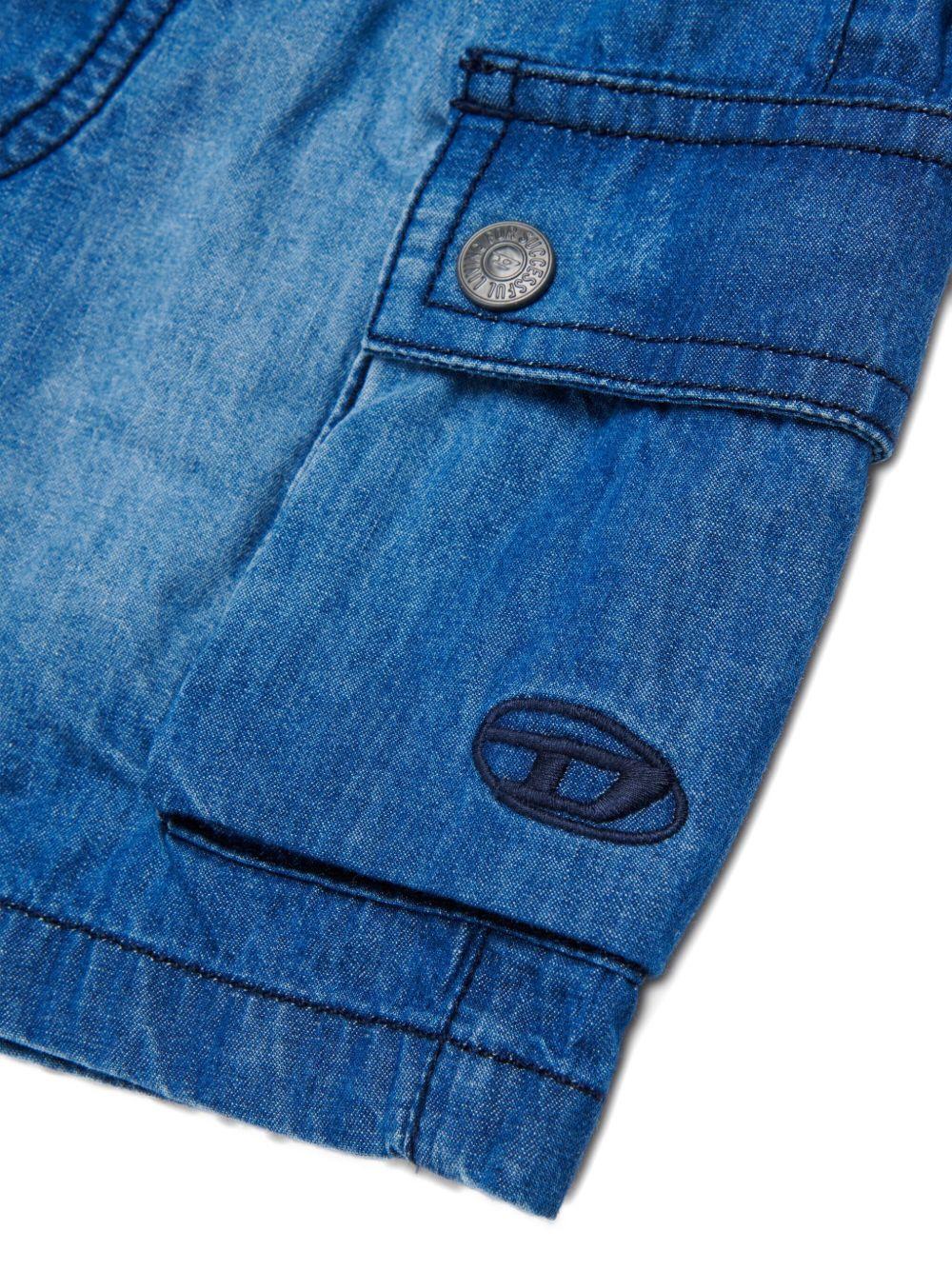Shorts per neonato Diesel Kids di jeans - Ninna Nanna