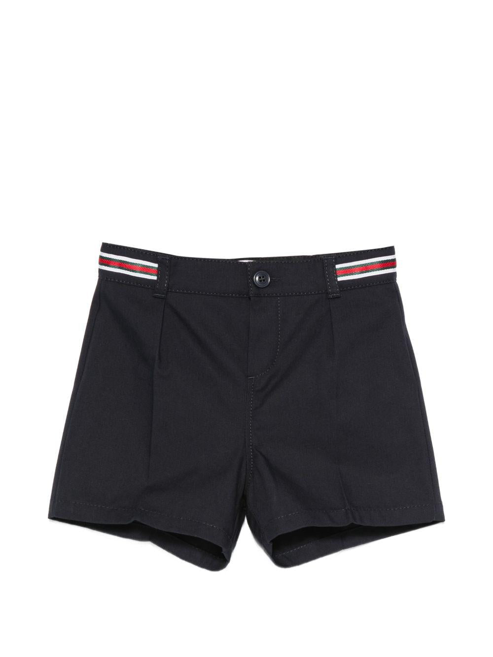 Shorts per neonato Gucci Kids con Web - Ninna Nanna