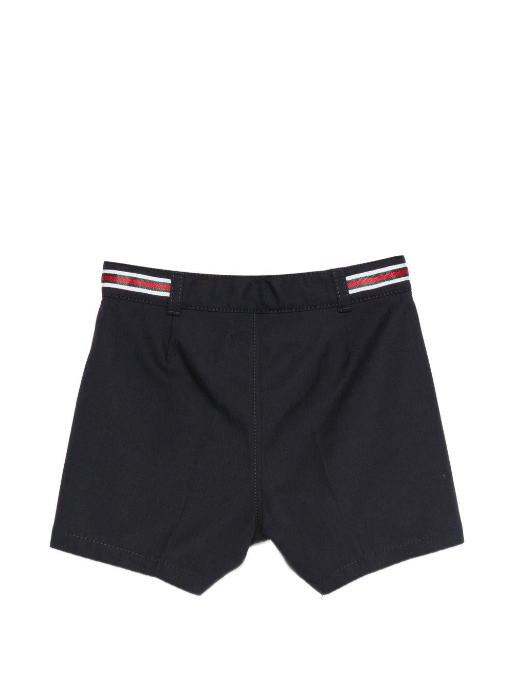 Shorts per neonato Gucci Kids con Web - Ninna Nanna