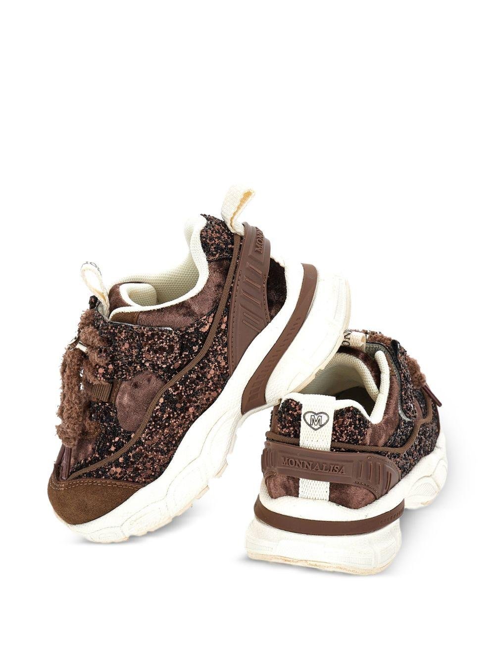 Sneakers per bambina Monnalisa Velour - Ninna Nanna