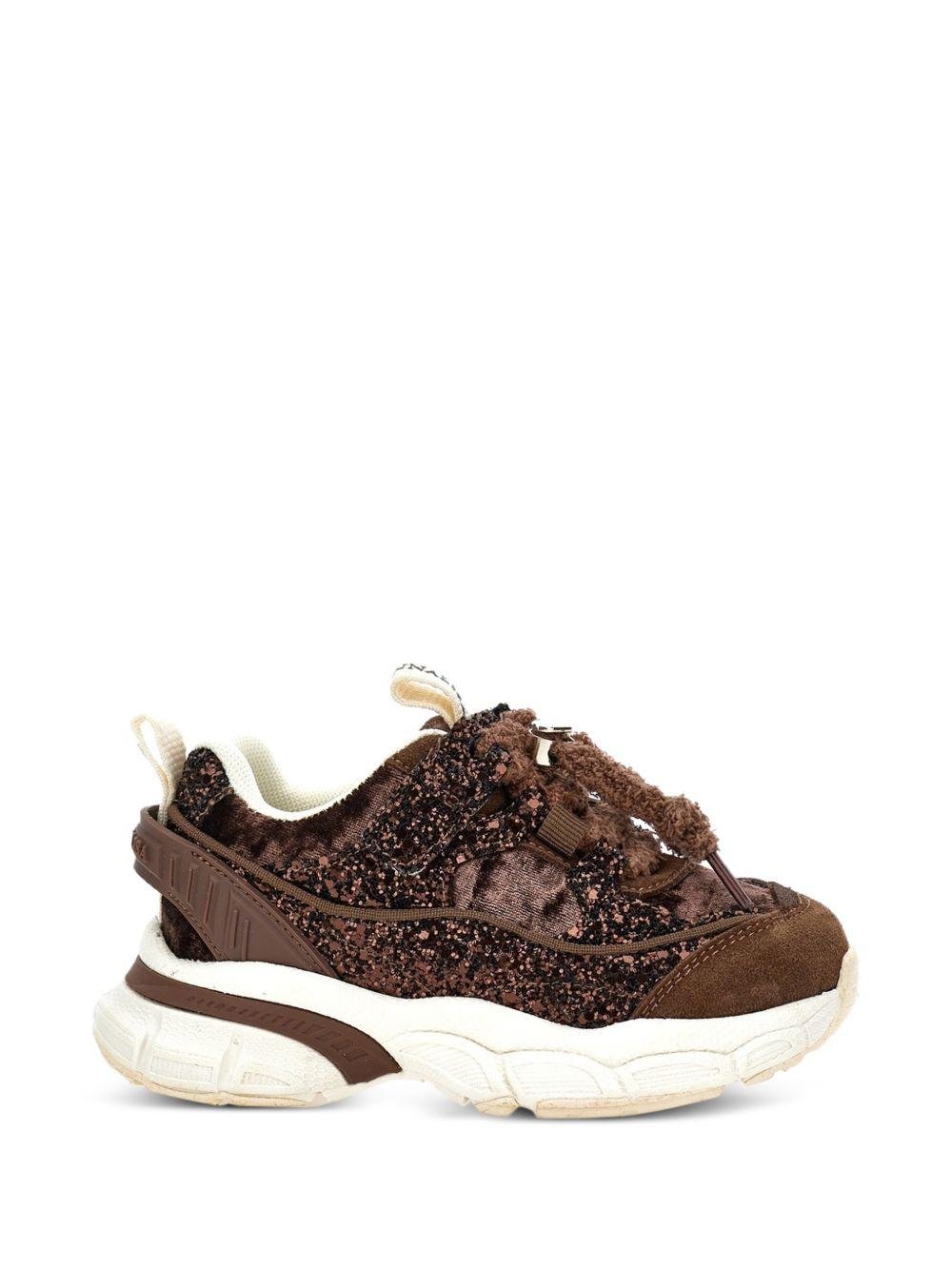 Sneakers per bambina Monnalisa Velour - Ninna Nanna
