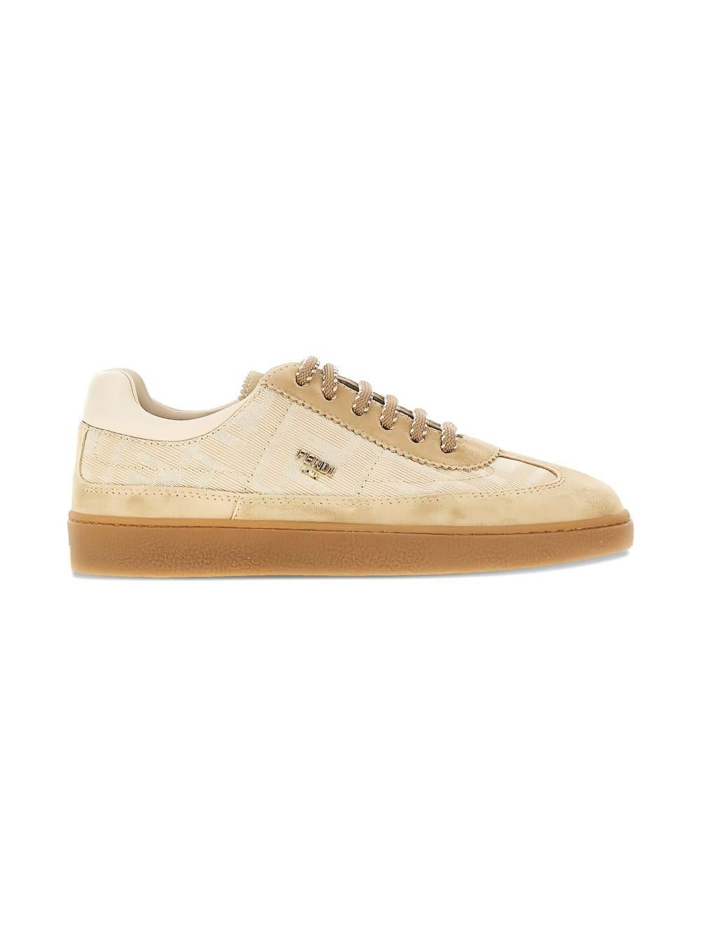 Sneakers unisex Fendi Kids in camoscio - Ninna Nanna
