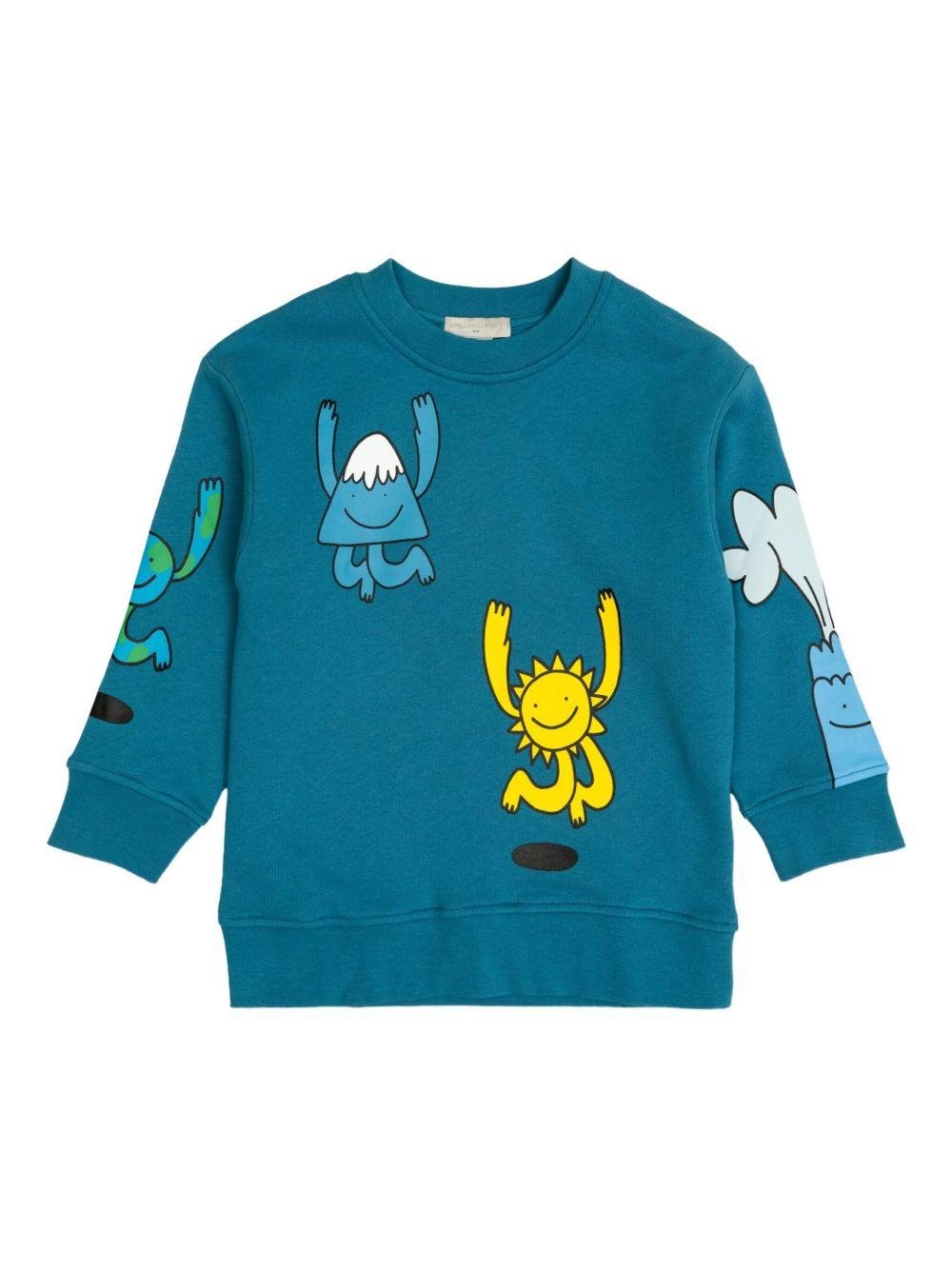 Stella McCartney Kids felpa con stampa - Ninna Nanna