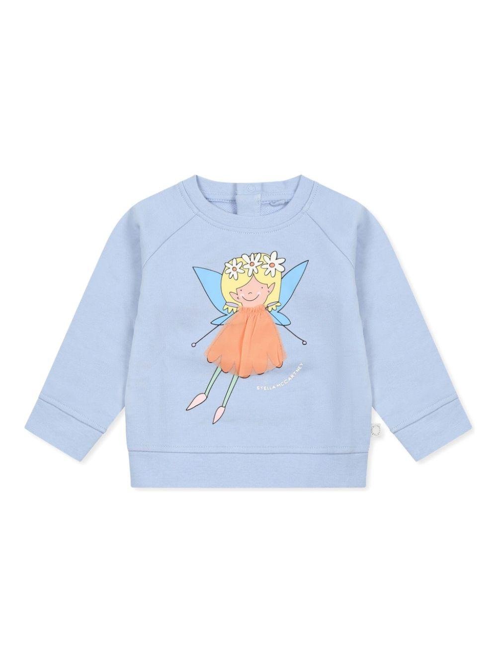 Stella McCartney Kids felpa con stampa - Ninna Nanna