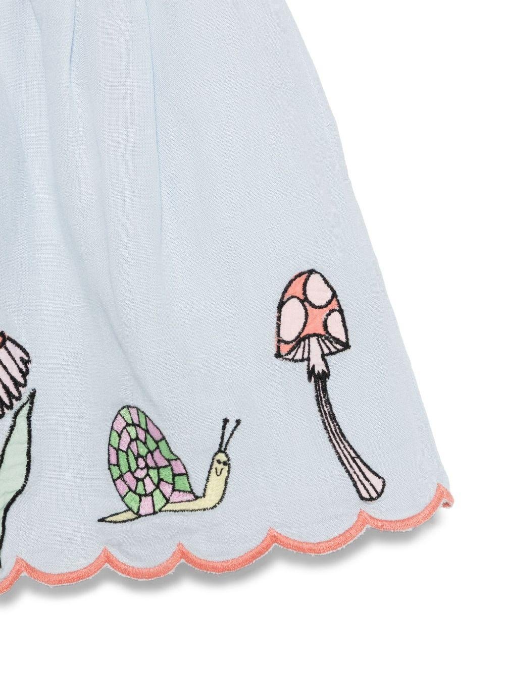 Stella McCartney Kids gonna con ricamo - Ninna Nanna