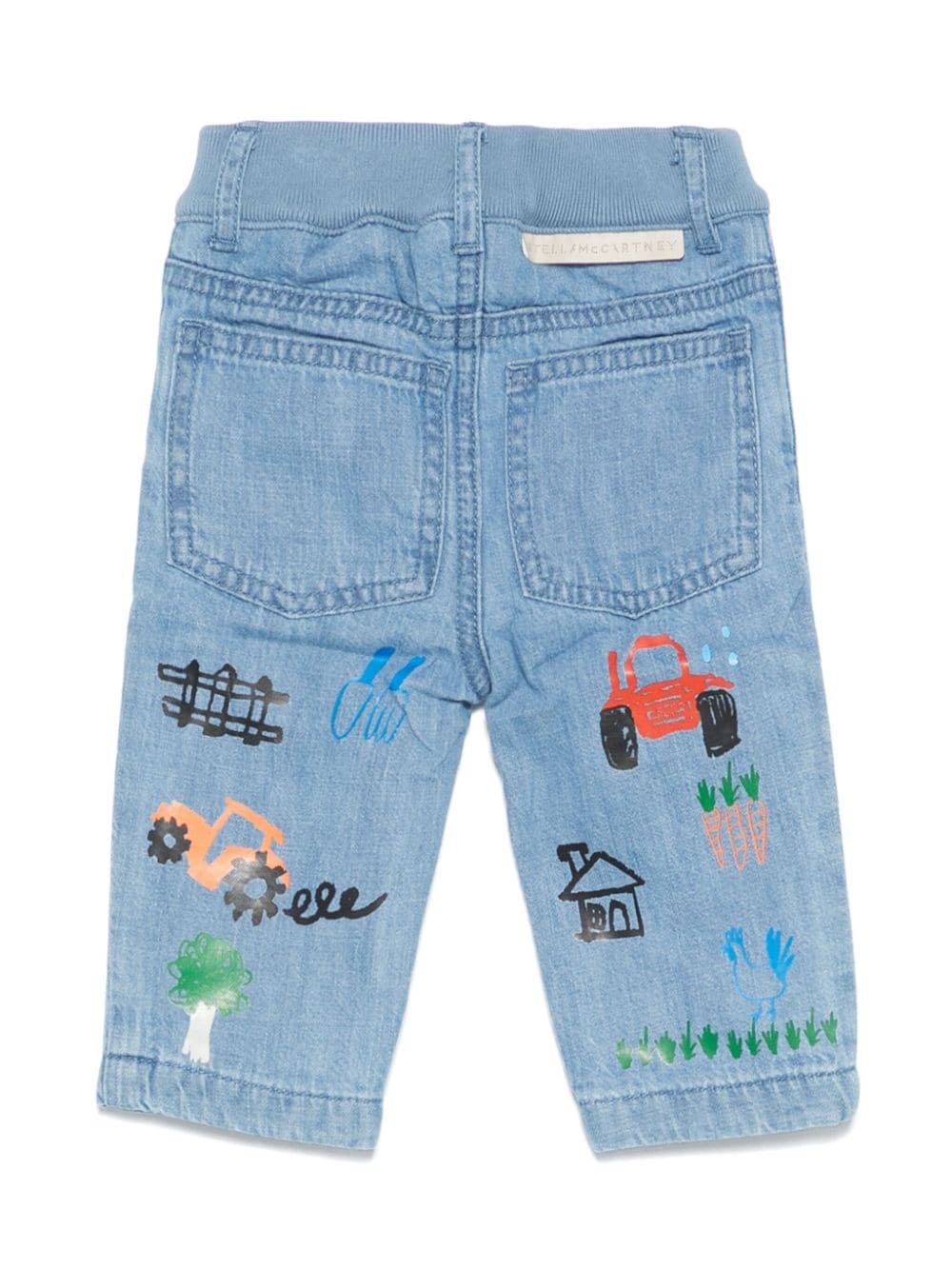 Stella McCartney Kids jeans con stampa - Ninna Nanna