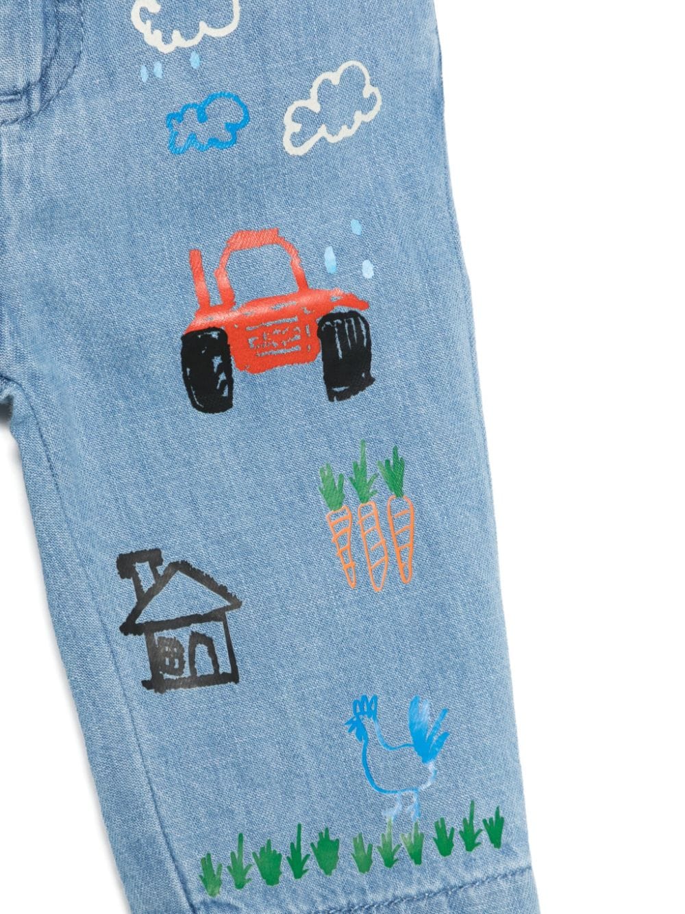 Stella McCartney Kids jeans con stampa - Ninna Nanna