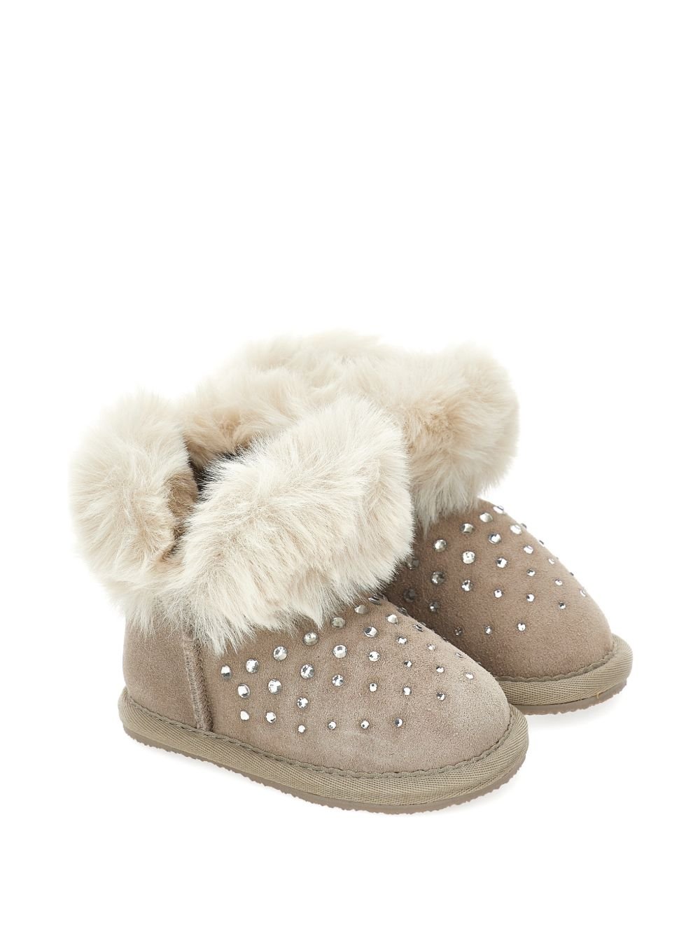 Stivaletti per neonata Monnalisa con strass - Ninna Nanna
