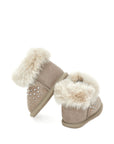 Stivaletti per neonata Monnalisa con strass - Ninna Nanna
