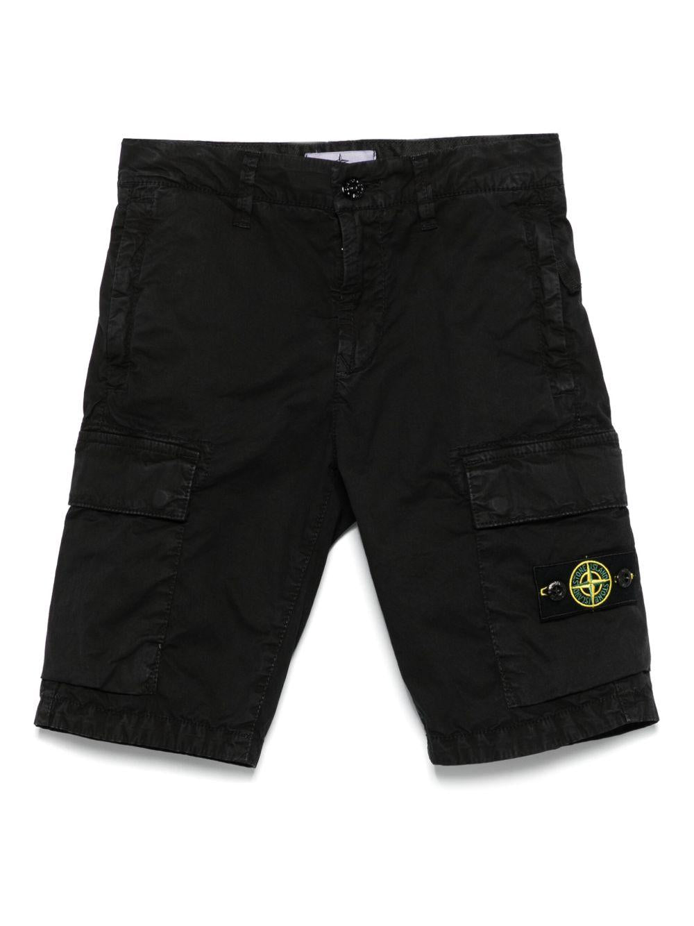 Stone Island Junior bermuda con logo - Ninna Nanna